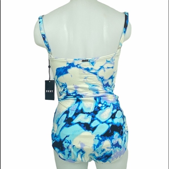 Dkny Zip One Piece Swimsuit - Picture 4 of 11